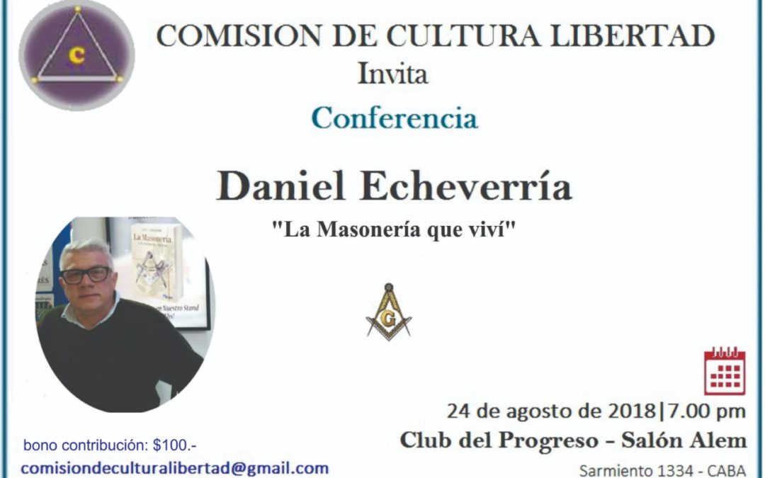 Conferencia: La masonería que viví