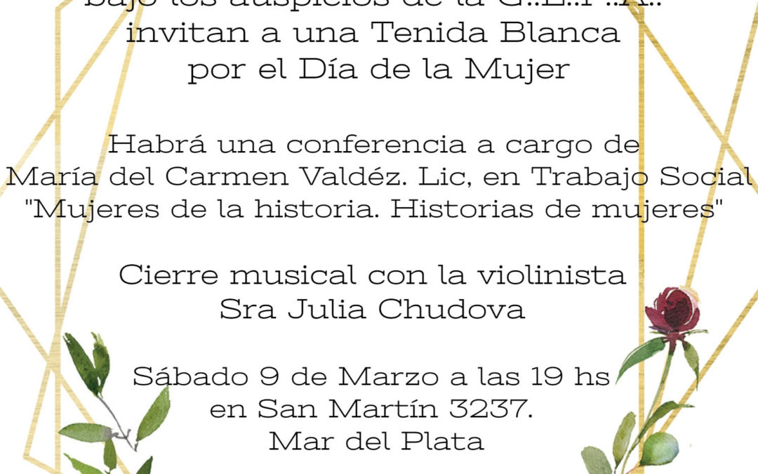 Conferencia: «Mujeres en la Historia. Historias de mujeres»