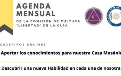 Agenda mensual de la Comisión de Cultura Libertad – Septiembre